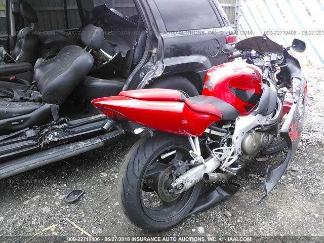 JH2PC3502XM005839 - 1999 HONDA CBR600 F4 RED photo 4