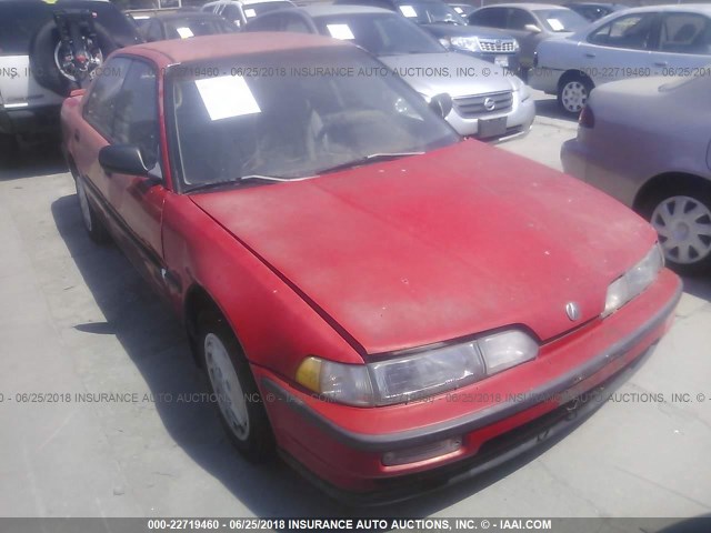 JH4DB154XMS007205 - 1991 ACURA INTEGRA RS RED photo 1