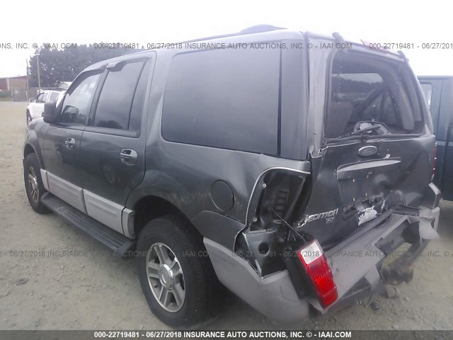 1FMFU16L93LB47700 - 2003 FORD EXPEDITION XLT GRAY photo 3