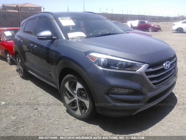 KM8J33A28JU624292 - 2018 HYUNDAI TUCSON LIMITED/SPORT AND ECO/SE GRAY photo 1
