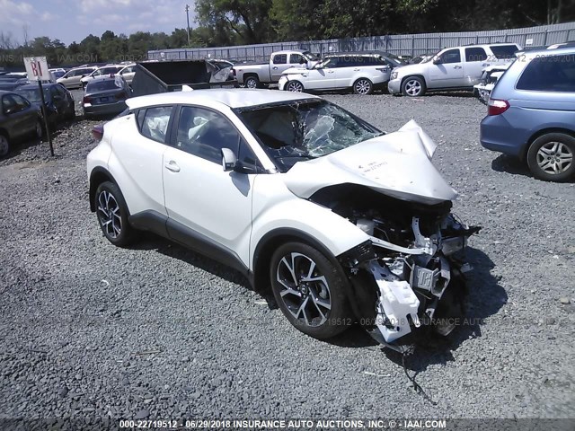 NMTKHMBX2JR009346 - 2018 TOYOTA C-HR XLE/XLE PREMIUM WHITE photo 1