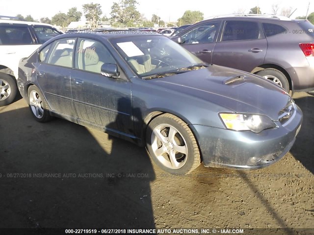 4S3BL676654213192 - 2005 SUBARU LEGACY GT LIMITED BLUE photo 1