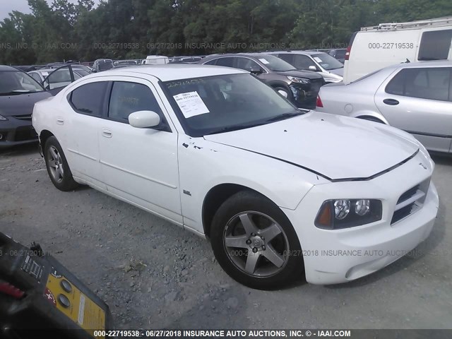 2B3CA3CV0AH266748 - 2010 DODGE CHARGER SXT WHITE photo 1