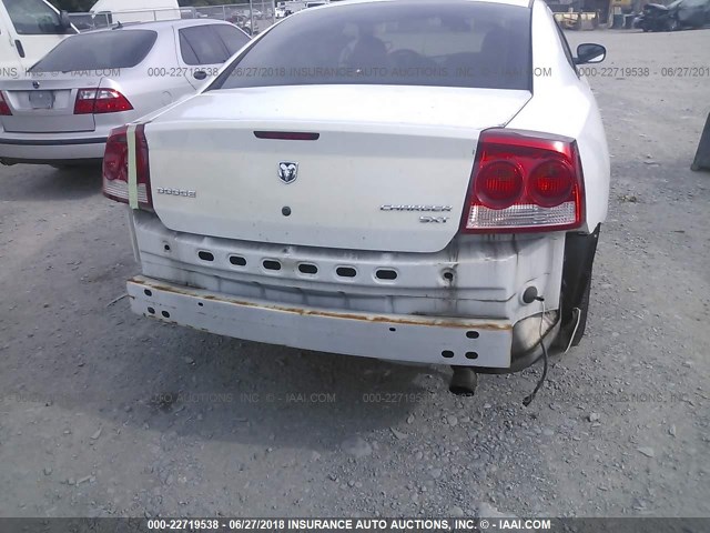 2B3CA3CV0AH266748 - 2010 DODGE CHARGER SXT WHITE photo 6