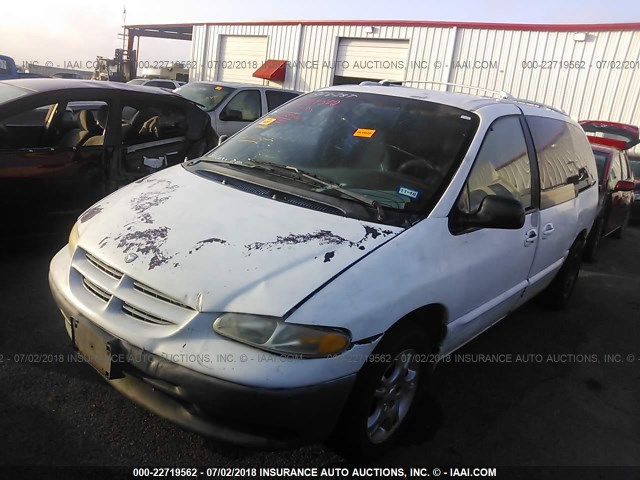 2B4GP44G6XR172362 - 1999 DODGE GRAND CARAVAN SE/SPORT WHITE photo 2