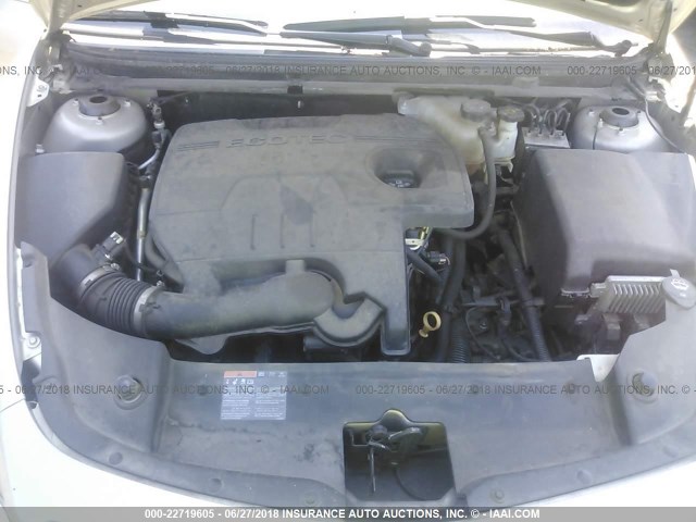 1G1ZC5EB5AF265865 - 2010 CHEVROLET MALIBU 1LT 金色 照片 10