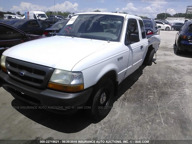 1FTYR14V8XPB95643 - 1999 FORD RANGER SUPER CAB WHITE photo 2