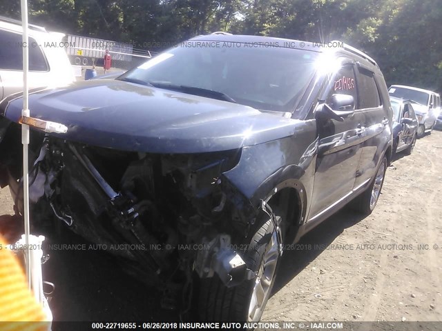 1FMHK8F85BGA44011 - 2011 FORD EXPLORER LIMITED 黑色 照片 2