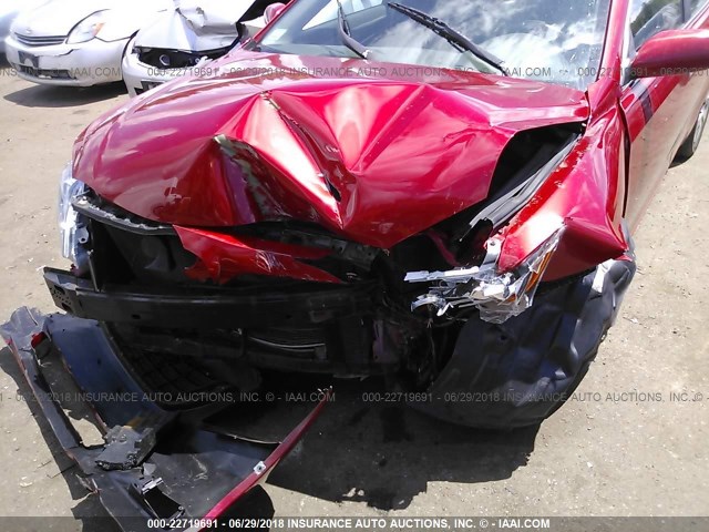 4T4BE46K09R054724 - 2009 TOYOTA CAMRY SE/LE/XLE წითელი ფოტო 6