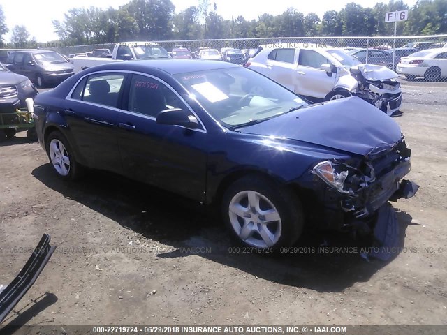 1G1ZB5EB3AF102442 - 2010 CHEVROLET MALIBU LS BLUE photo 1