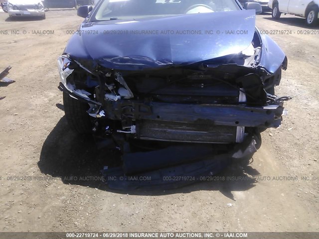 1G1ZB5EB3AF102442 - 2010 CHEVROLET MALIBU LS BLUE photo 6