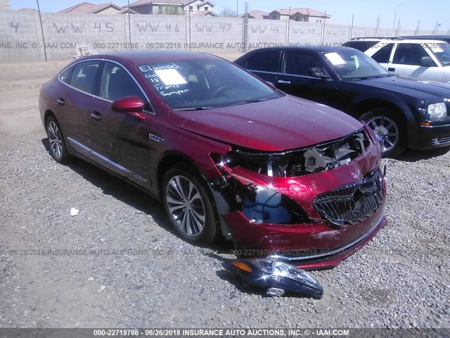 1G4ZP5SS0JU130798 - 2018 BUICK LACROSSE ESSENCE წითელი ფოტო 1