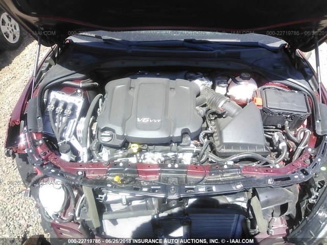 1G4ZP5SS0JU130798 - 2018 BUICK LACROSSE ESSENCE წითელი ფოტო 10