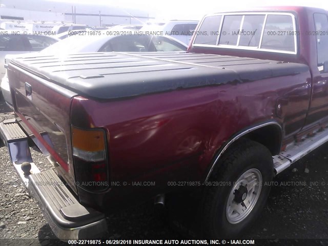 JT4VN13G0P5121257 - 1993 TOYOTA PICKUP 1/2 TON EXTRA LONG WHEELBASE SR5 RED photo 6