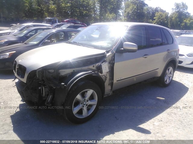 5UXFE4C54AL380162 - 2010 BMW X5 XDRIVE30I TAN photo 2