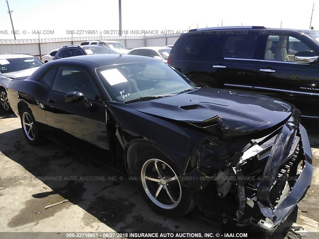 2B3CJ4DV3AH220190 - 2010 DODGE CHALLENGER SE BLACK photo 1