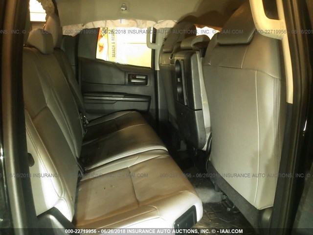 5TFUM5F12EX053994 - 2014 TOYOTA TUNDRA DOUBLE CAB SR/SR5 BLACK photo 8