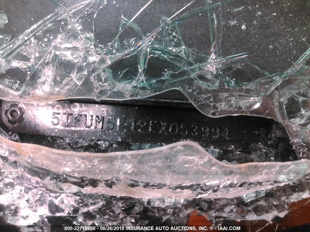 5TFUM5F12EX053994 - 2014 TOYOTA TUNDRA DOUBLE CAB SR/SR5 BLACK photo 9