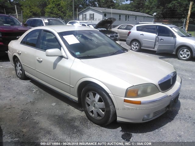 1LNHM86S52Y602701 - 2002 LINCOLN LS 奶油色 照片 1