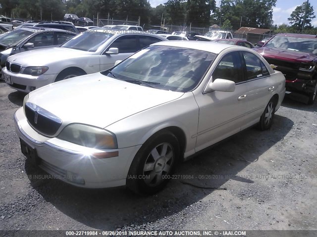 1LNHM86S52Y602701 - 2002 LINCOLN LS 奶油色 照片 2