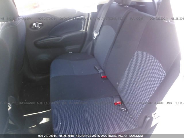 3N1CE2CP7GL362541 - 2016 NISSAN VERSA NOTE S/S PLUS/SV/SL/SR SILVER photo 8