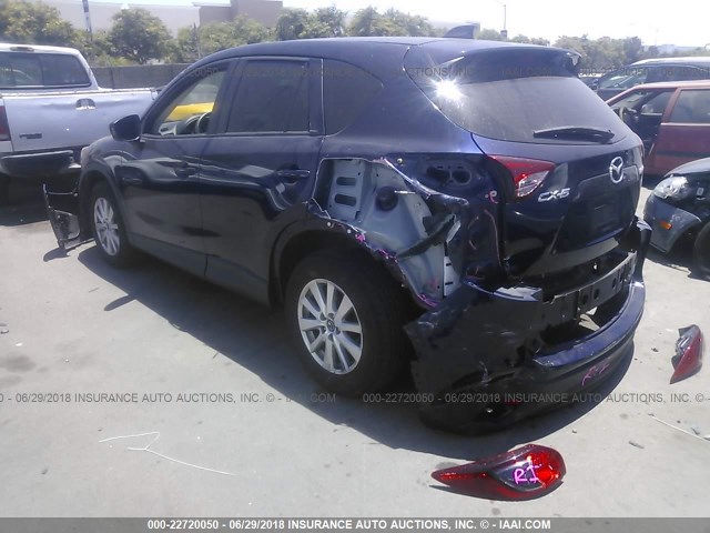 JM3KE2BE1D0147004 - 2013 MAZDA CX-5 SPORT BLUE photo 3