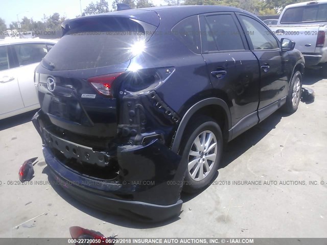 JM3KE2BE1D0147004 - 2013 MAZDA CX-5 SPORT BLUE photo 4