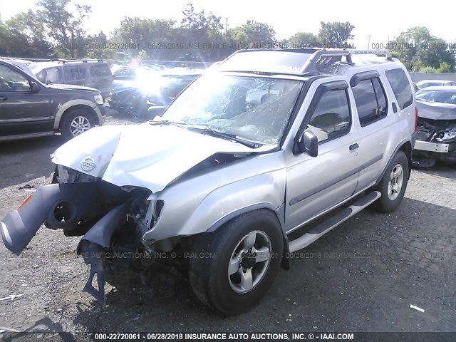 5N1ED28Y24C672349 - 2004 NISSAN XTERRA XE/SE GOLD photo 2