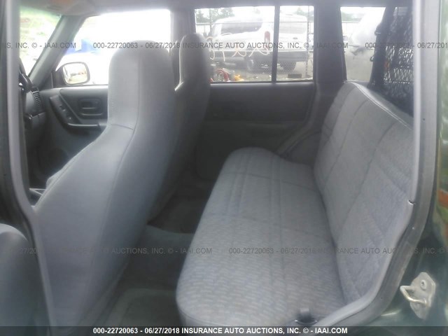 1J4FJ68S5WL241215 - 1998 JEEP CHEROKEE SPORT/CLASSIC მწვანე ფოტო 8