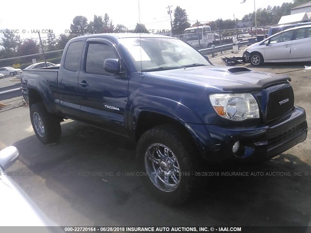 5TEUU42N76Z269644 - 2006 TOYOTA TACOMA ACCESS CAB Blau Foto 1