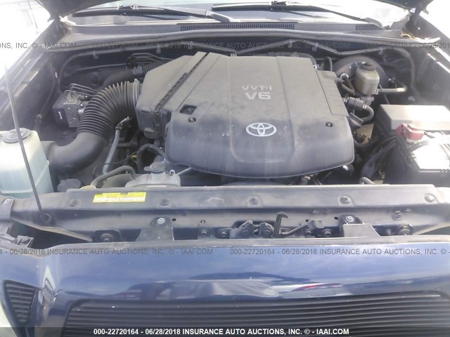 5TEUU42N76Z269644 - 2006 TOYOTA TACOMA ACCESS CAB Blau Foto 10