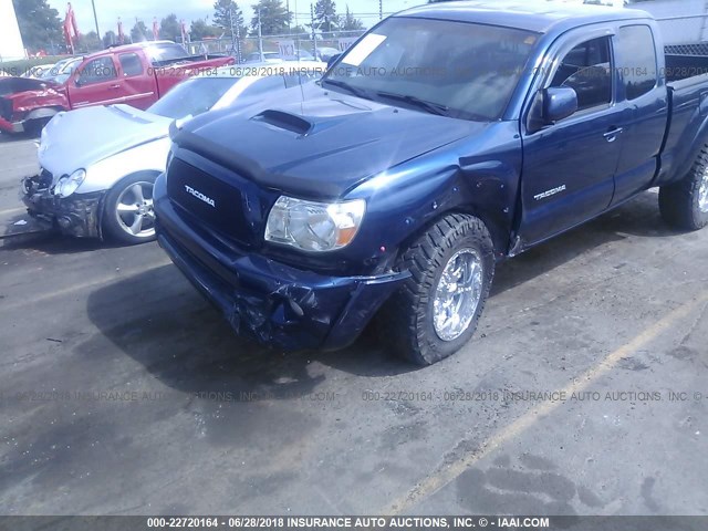 5TEUU42N76Z269644 - 2006 TOYOTA TACOMA ACCESS CAB Blau Foto 6