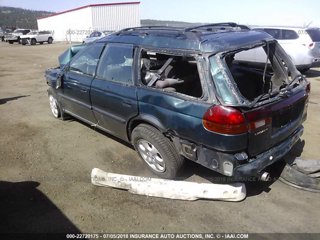 4S3BG6856X7640139 - 1999 SUBARU LEGACY OUTBACK/SSV/LIMITED/30TH GREEN photo 3