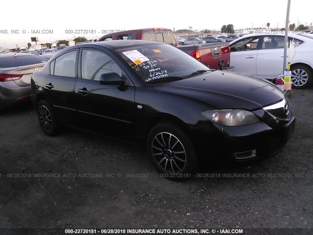 JM1BK12F771751000 - 2007 MAZDA 3 I BLACK photo 1