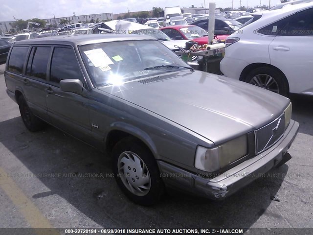 YV1FW8833N2344286 - 1992 VOLVO 740 GRAY photo 1