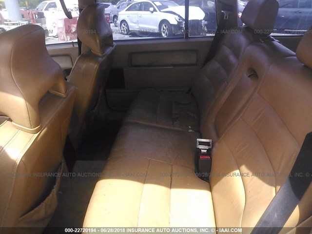 YV1FW8833N2344286 - 1992 VOLVO 740 GRAY photo 8