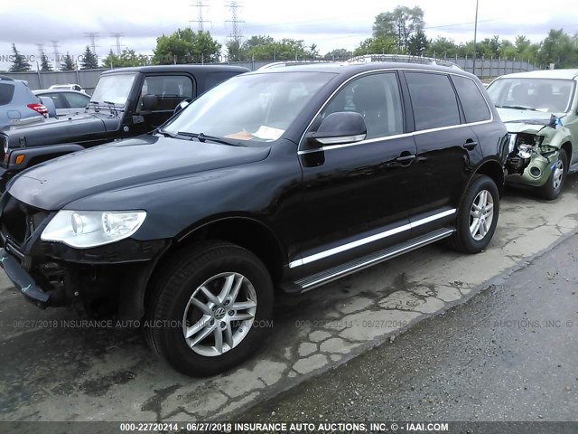 WVGBE77L58D046653 - 2008 VOLKSWAGEN TOUAREG 2 V6 BLACK photo 2