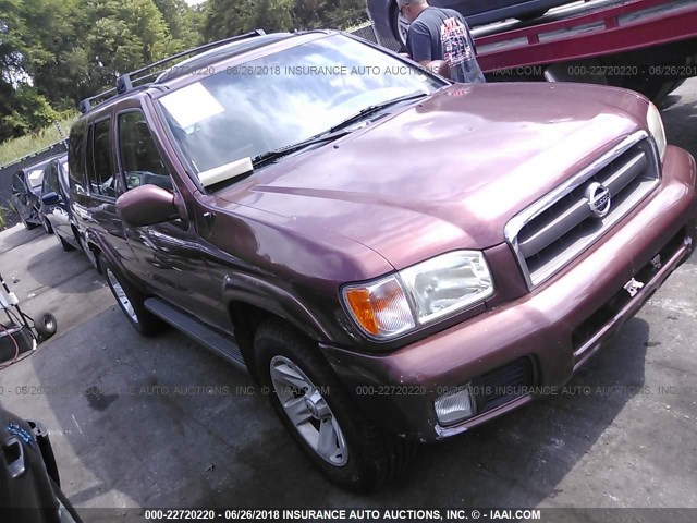 JN8DR09Y83W815164 - 2003 NISSAN PATHFINDER LE/SE BURGUNDY photo 1