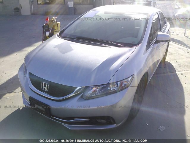 19XFB2F9XFE289927 - 2015 HONDA CIVIC EXL 银色 照片 2