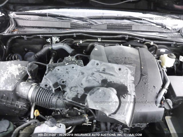 5TFCZ5AN1GX023749 - 2016 TOYOTA TACOMA DOUBLE CAB/SR/SR5/TRD SPO BLACK photo 10