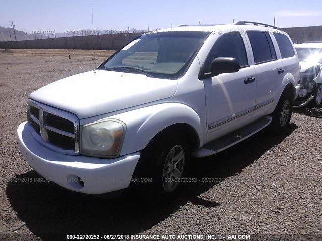 1D4HB58D35F543948 - 2005 DODGE DURANGO LIMITED WHITE photo 2