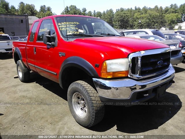 1FTSX31S3YEC72904 - 2000 FORD F350 SRW SUPER DUTY RED photo 1