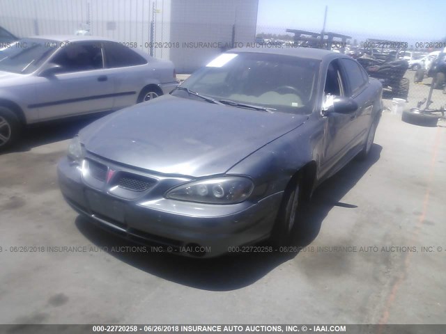 1G2NF52F24M575691 - 2004 PONTIAC GRAND AM SE1 GRAY photo 2