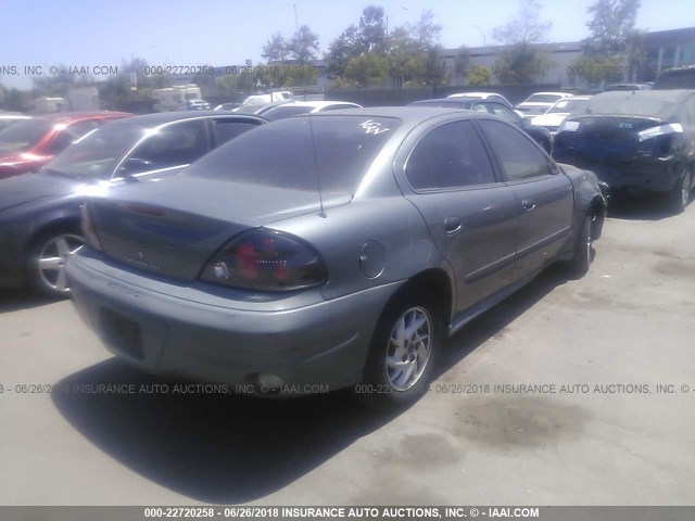 1G2NF52F24M575691 - 2004 PONTIAC GRAND AM SE1 GRAY photo 4