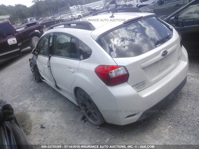 JF1GPAL61E8309894 - 2014 SUBARU IMPREZA SPORT PREMIUM WHITE photo 3