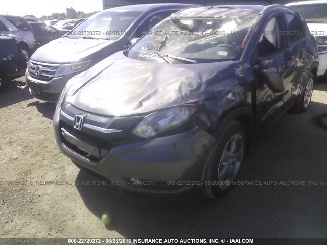 3CZRU5H75HM723193 - 2017 HONDA HR-V EXL GRAY photo 6