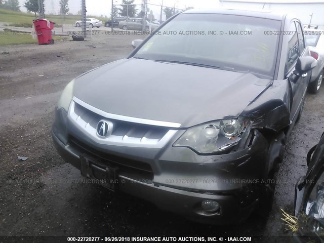 5J8TB18298A014960 - 2008 ACURA RDX BROWN photo 2