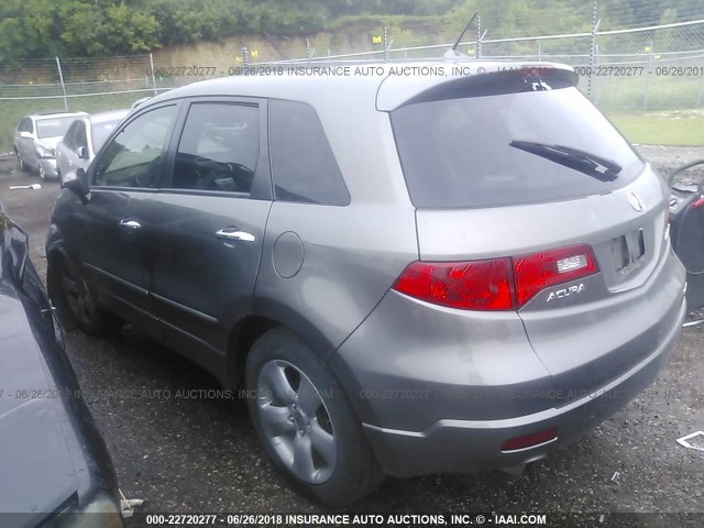 5J8TB18298A014960 - 2008 ACURA RDX BROWN photo 3