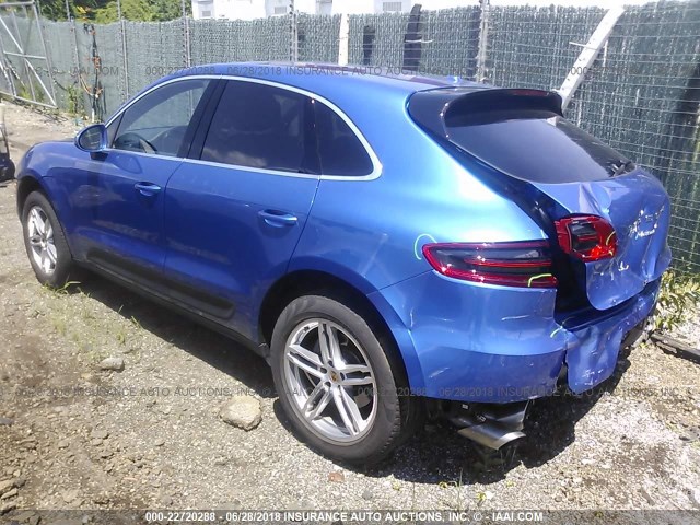 WP1AB2A52GLB45925 - 2016 PORSCHE MACAN S BLUE photo 3