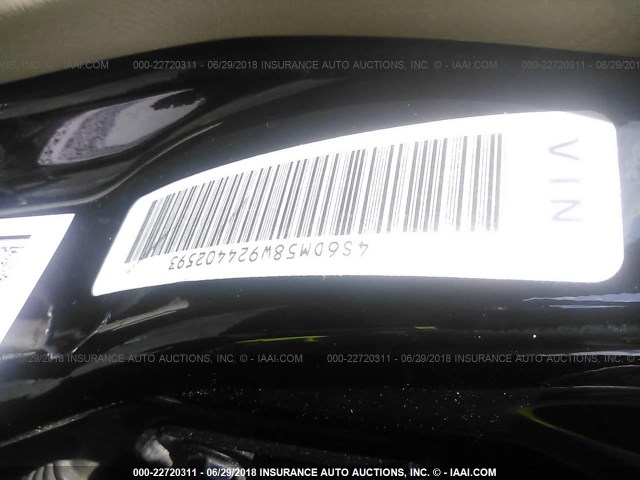 4S6DM58W924402593 - 2002 HONDA PASSPORT EX/LX 黑色 照片 9